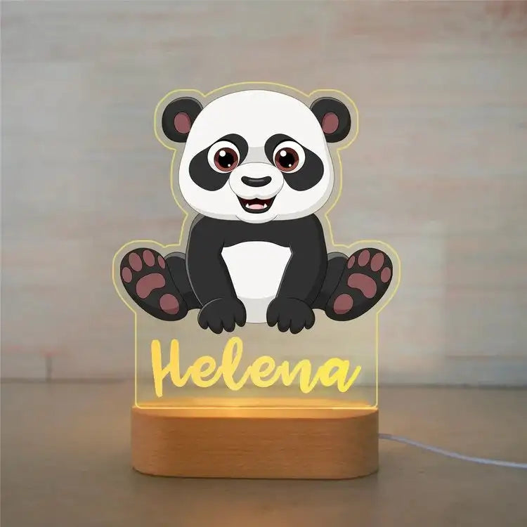 Personalised Children Animal Night Light