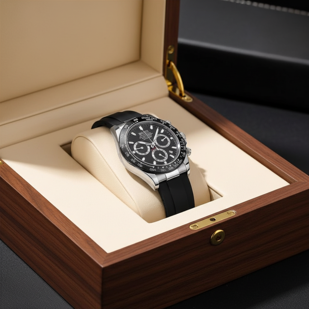 Men's Stainless Steel Chronograph Quartz Watch