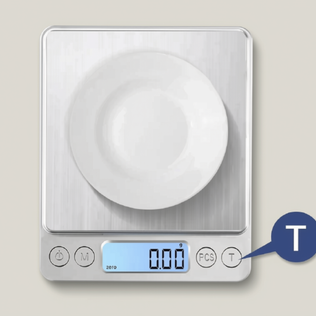Digital Kitchen Scale USB Rechargeable Precision Weight