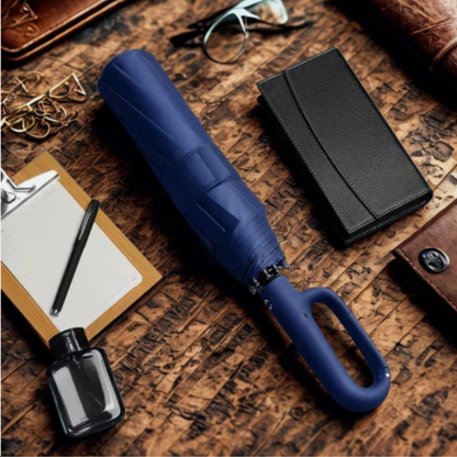 Large Automatic Folding Umbrella – UV Protection, Windproof & Compact
