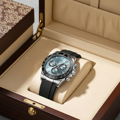 Men's Stainless Steel Chronograph Quartz Watch