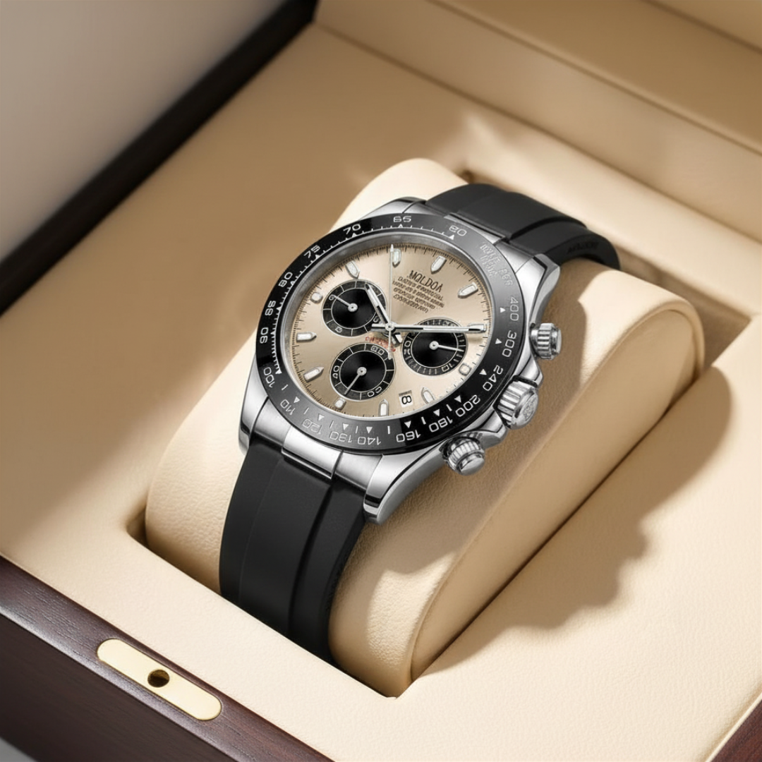Men's Stainless Steel Chronograph Quartz Watch