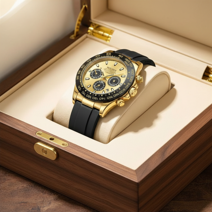 Men's Stainless Steel Chronograph Quartz Watch