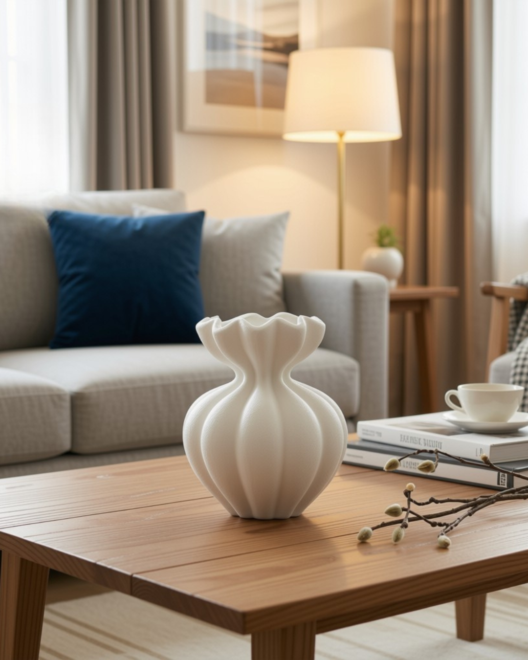 Minimalist Modern Ceramic Vase for Home Décor