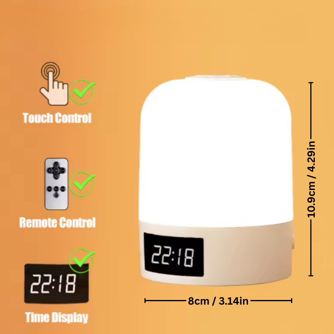Rechargeable LED Night Light Touch Remote USB Lamp