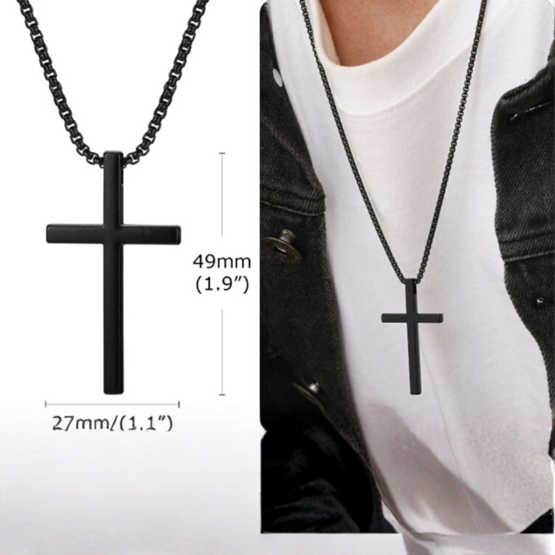 Unisex Cross Pendant Necklace