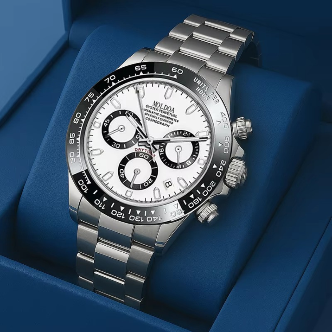 Men's Stainless Steel Chronograph Quartz Watch