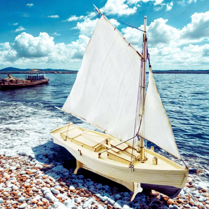 DIY wood sail boat