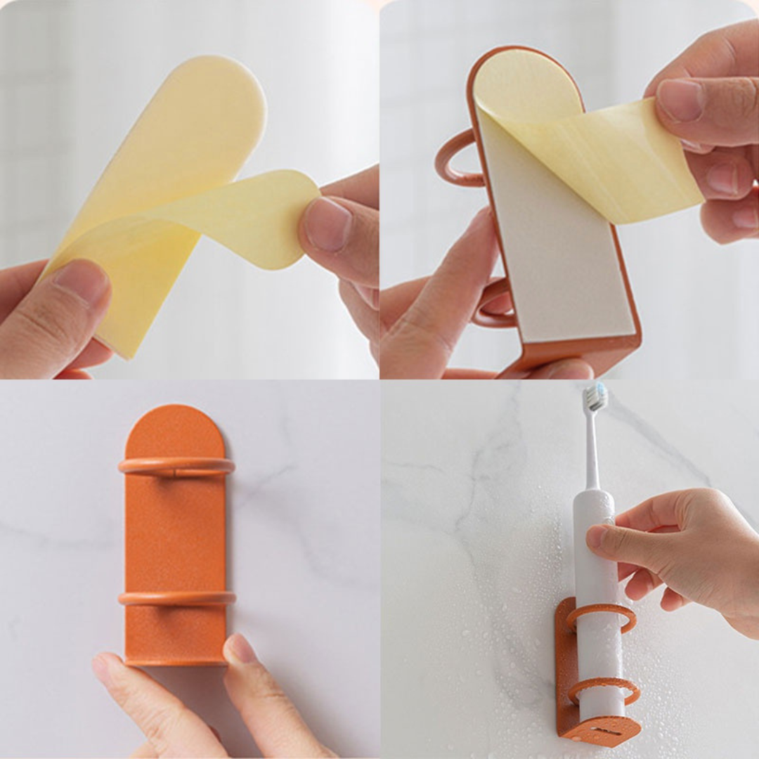 Share Wall Mounted Electric Toothbrush Holder & Razor Storage Rack