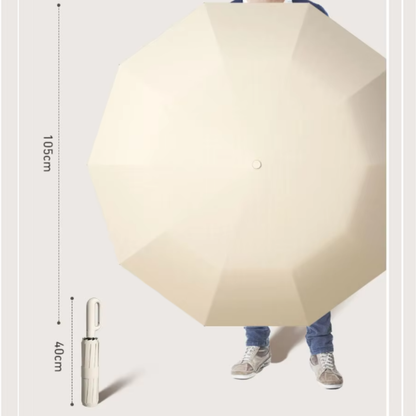 Large Automatic Folding Umbrella – UV Protection, Windproof & Compact