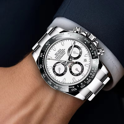 Men's Stainless Steel Chronograph Quartz Watch