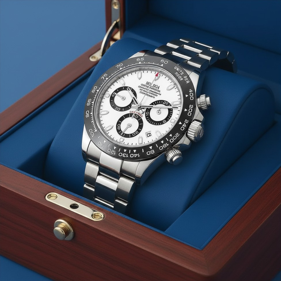 Men's Stainless Steel Chronograph Quartz Watch