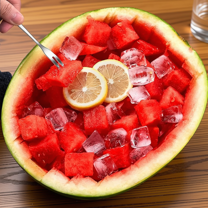 Stainless Steel Watermelon Cutter & Fruit Cube Slicer