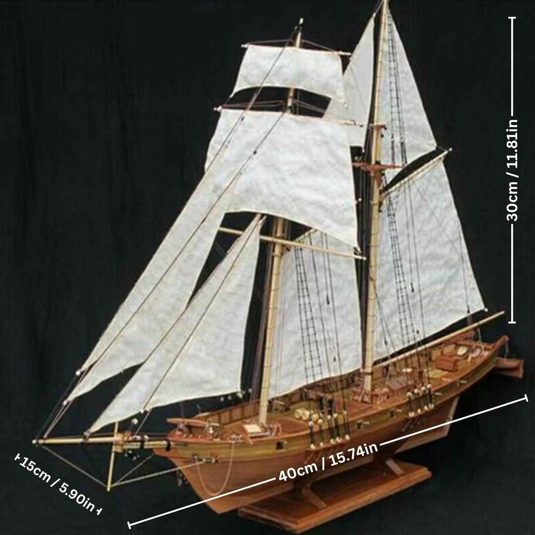 DIY wood sail boat