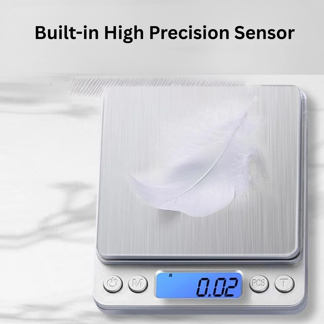 Digital Kitchen Scale USB Rechargeable Precision Weight