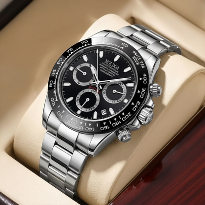 Men's Stainless Steel Chronograph Quartz Watch