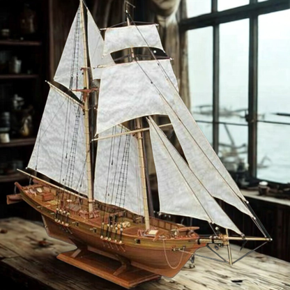 DIY wood sail boat