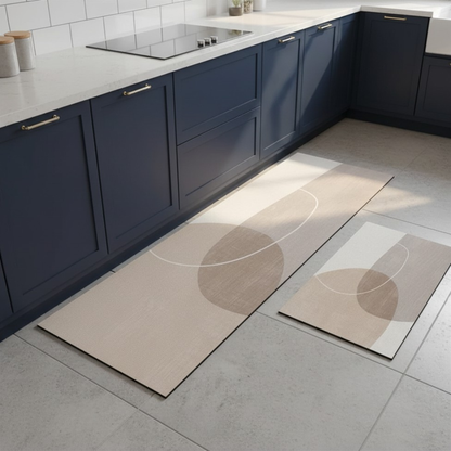 Kitchen Floor Mat Non Slip Absorbent Runner Rug (2 Pieces)