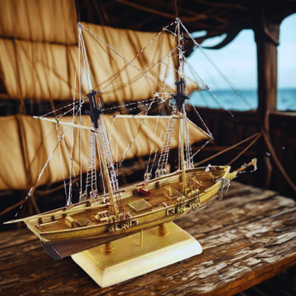 DIY wood sail boat