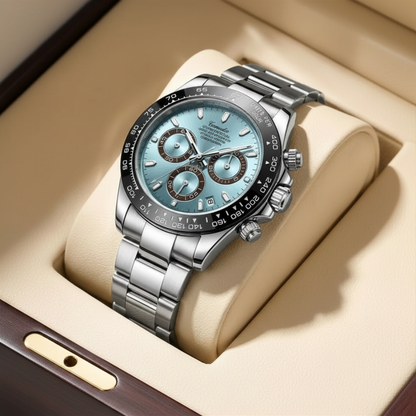 Men's Stainless Steel Chronograph Quartz Watch