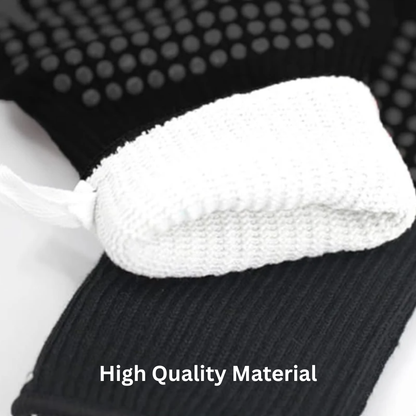 Heat Resistant BBQ Grill Gloves Silicone Non Slip Oven Mitts