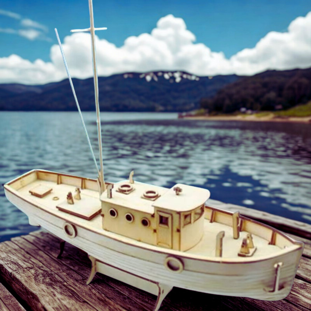 DIY wood sail boat