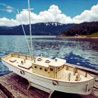 DIY wood sail boat