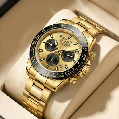 Men's Stainless Steel Chronograph Quartz Watch
