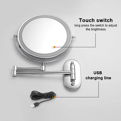 LED 10X Magnifying Makeup Mirror