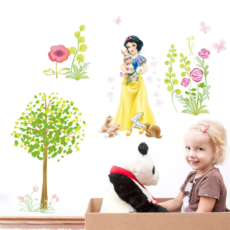 Princess Tree Flower Wall Sticker