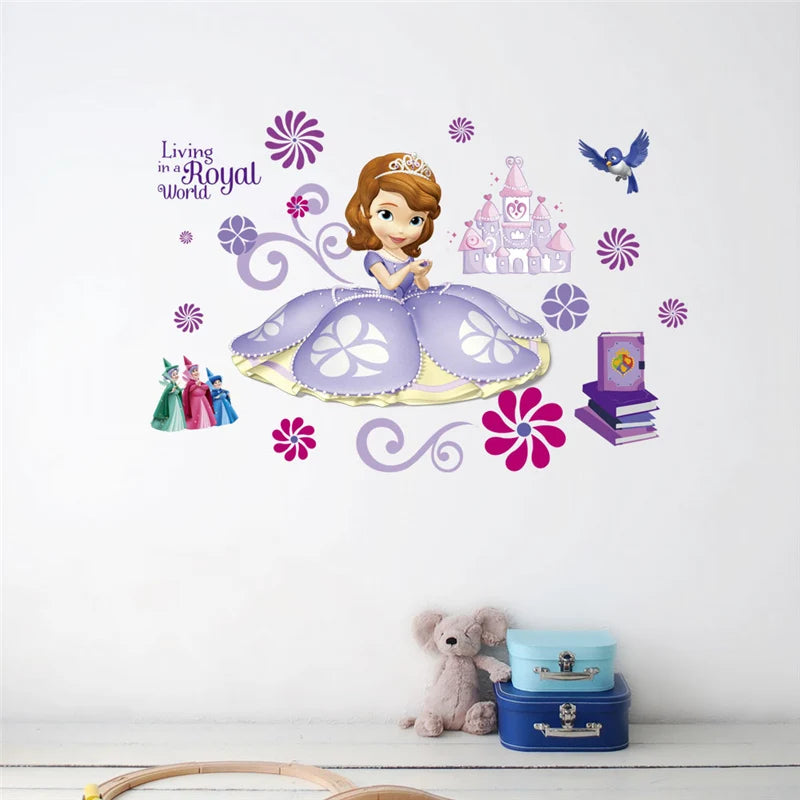Princess Tree Flower Wall Sticker