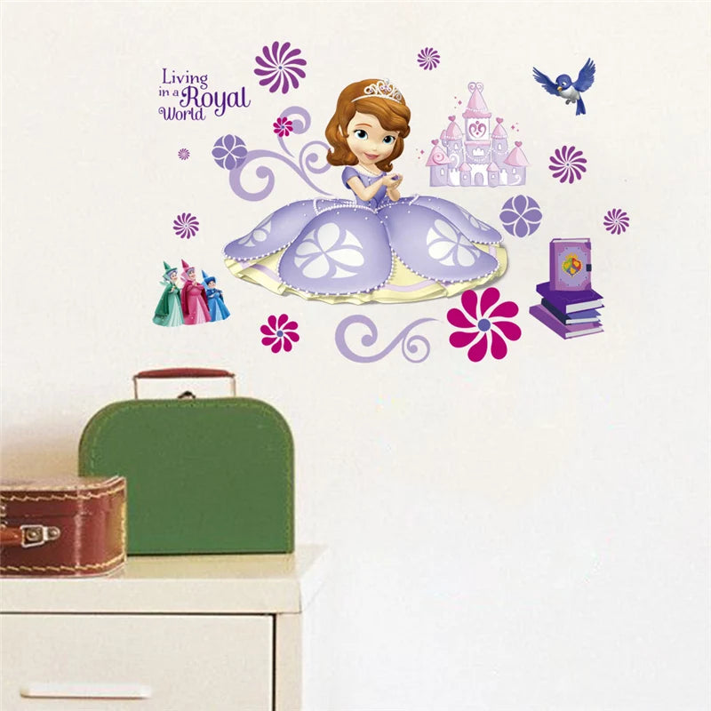 Princess Tree Flower Wall Sticker