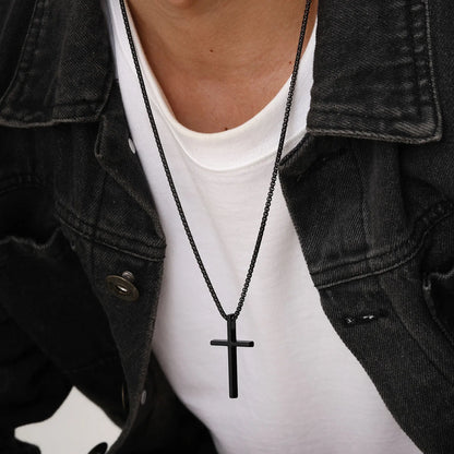 Unisex Cross Pendant Necklace