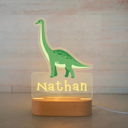Personalised Children Animal Night Light