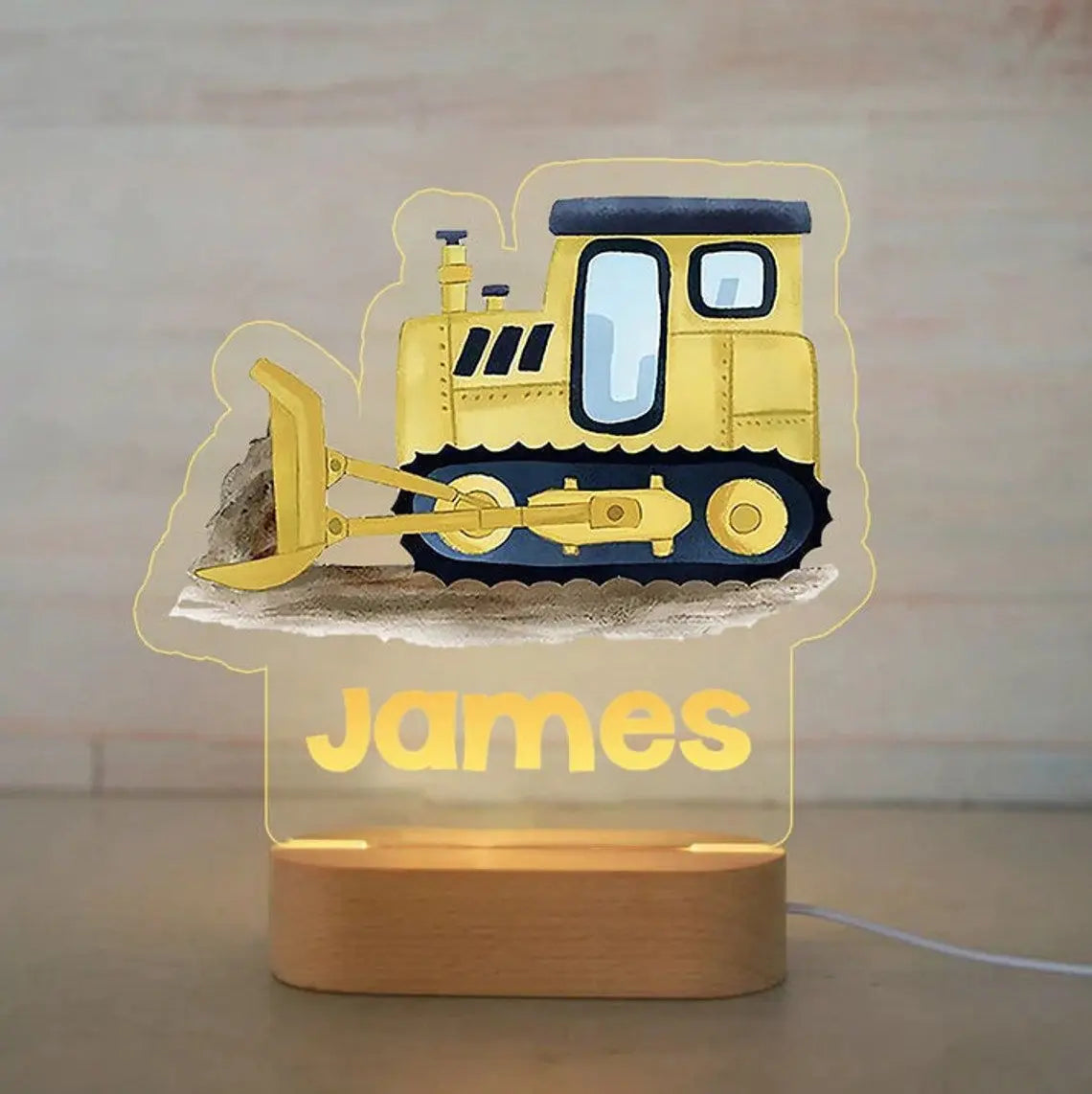 Personalised Children Animal Night Light