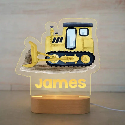 Personalised Children Animal Night Light