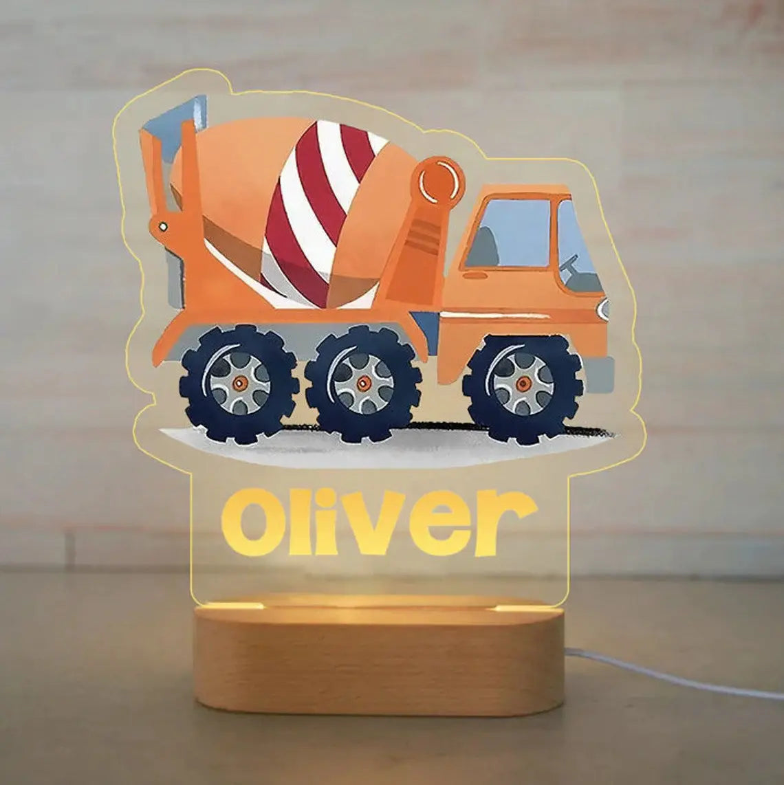 Personalised Children Animal Night Light
