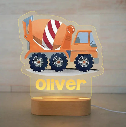 Personalised Children Animal Night Light